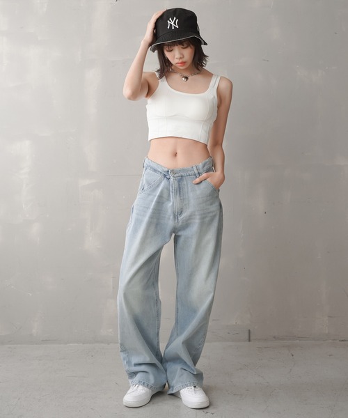 NEW ERA(ニューエラ)の「【NEW ERA / ニューエラ】ロゴバケットハット(ハット・レディース・ブラック/ブルー・ONESIZE)」の15枚目の写真