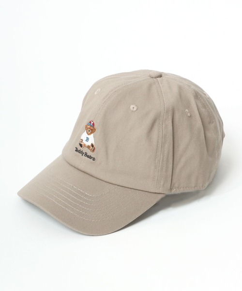 Salong hameu(サロン ハミュー)の「TEDDY BEAR(テディベア)ワンポイント刺繍ツイルキャップ(キャップ・レディース・ブラック/ベージュ/ブラック系その他/ベージュ系その他・FREE)」の15枚目の写真