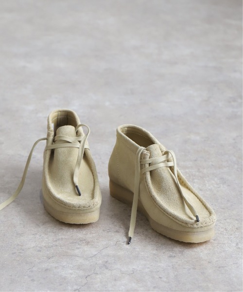 Clarks（クラークス）の「【CLARKS / クラークス】WALLABEE BOOT：ワラビーブーツ（ブーツ・レディース・ベージュ・23cm/24cm/25cm）」の9枚目の写真