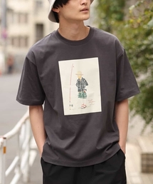 a.v.v | 【接触冷感】イラストレーターコラボワイドシルエットカットソー(Tシャツ/カットソー)