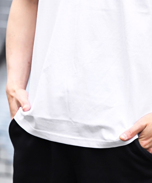 LUXSTYLE(ラグスタイル)の「ペイズリー柄ポケットプリントTシャツ(Tシャツ/カットソー・メンズ・ホワイト/ブラック/ラベンダー・M/L/XL)」の13枚目の写真