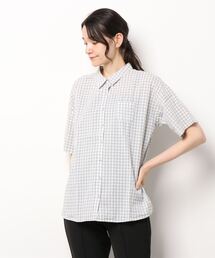 Samansa Mos2 | ぽこぽこギンガムチェックシャツ(シャツ/ブラウス)