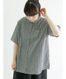 Samansa Mos2 | ぽこぽこギンガムチェックシャツ(シャツ/ブラウス)