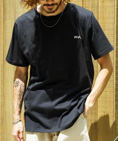 RVCA（ルーカ）の「RVCA メンズ 【RVCA x AZUL BY MOUSSY】 RVCA ^AZUL RADAR TEE Ｔシャツ【2022年夏モデル】/ルーカ半袖バックプリントTシャツ（Tシャツ/カットソー・メンズ・ホワイト/ブラック/ベージュ・MEDIUM/LARGE）」の20枚目の写真