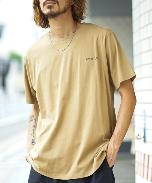 RVCA（ルーカ）の「RVCA メンズ 【RVCA x AZUL BY MOUSSY】 RVCA ^AZUL RADAR TEE Ｔシャツ【2022年夏モデル】/ルーカ半袖バックプリントTシャツ（Tシャツ/カットソー・メンズ・ホワイト/ブラック/ベージュ・MEDIUM/LARGE）」の7枚目の写真