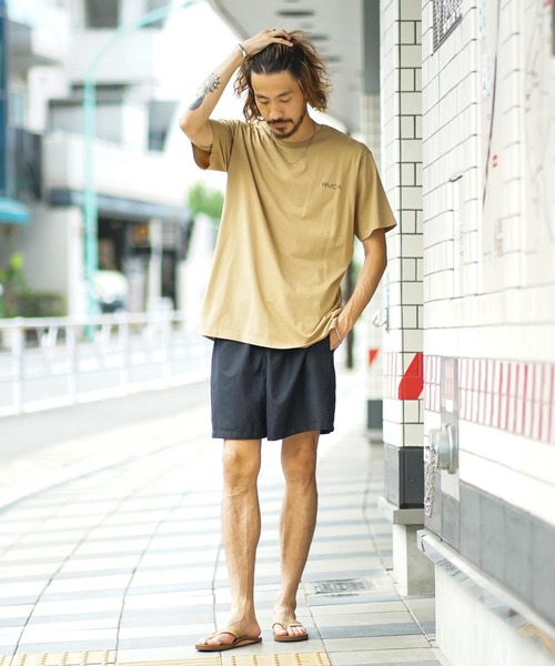 RVCA（ルーカ）の「RVCA メンズ 【RVCA x AZUL BY MOUSSY】 RVCA ^AZUL RADAR TEE Ｔシャツ【2022年夏モデル】/ルーカ半袖バックプリントTシャツ（Tシャツ/カットソー・メンズ・ホワイト/ブラック/ベージュ・MEDIUM/LARGE）」の14枚目の写真