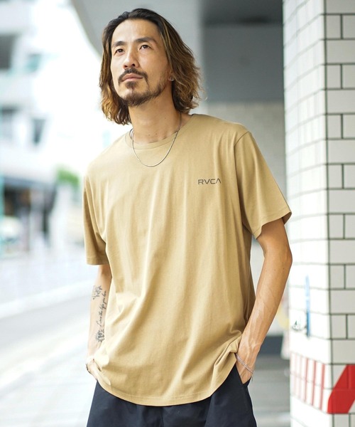 RVCA（ルーカ）の「RVCA メンズ 【RVCA x AZUL BY MOUSSY】 RVCA ^AZUL RADAR TEE Ｔシャツ【2022年夏モデル】/ルーカ半袖バックプリントTシャツ（Tシャツ/カットソー・メンズ・ホワイト/ブラック/ベージュ・MEDIUM/LARGE）」の10枚目の写真