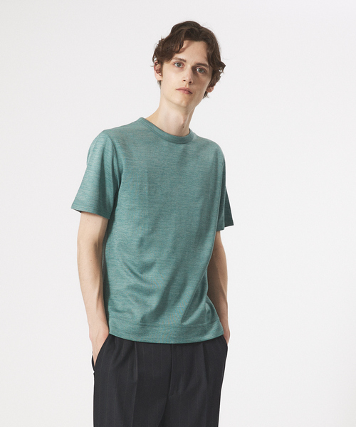 ABAHOUSE(アバハウス)の「【リバーシブル仕様】抗菌防臭加工 半袖 Tシャツ(Tシャツ/カットソー・メンズ・ホワイト/グレー/グリーン・44/46/48)」の2枚目の写真