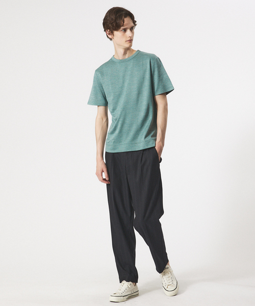 ABAHOUSE(アバハウス)の「【リバーシブル仕様】抗菌防臭加工 半袖 Tシャツ(Tシャツ/カットソー・メンズ・ホワイト/グレー/グリーン・44/46/48)」の7枚目の写真