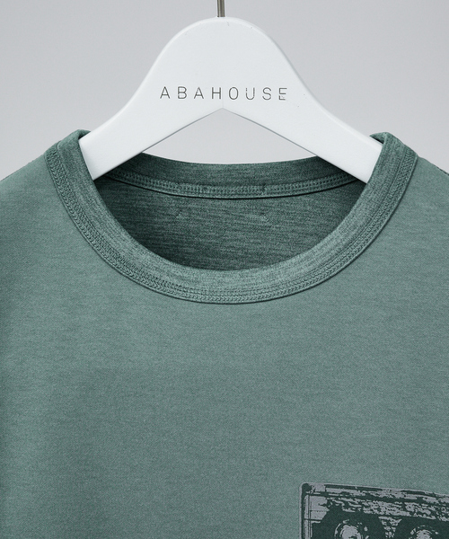 ABAHOUSE(アバハウス)の「【リバーシブル仕様】抗菌防臭加工 半袖 Tシャツ(Tシャツ/カットソー・メンズ・ホワイト/グレー/グリーン・44/46/48)」の5枚目の写真