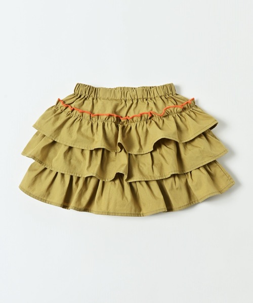 CALMIA（カルミア）の「フリルキュロットパンツ（80～130cm）（その他パンツ・キッズ・ベージュ/ピンク・90/100/110/120/80/130/95）」の4枚目の写真