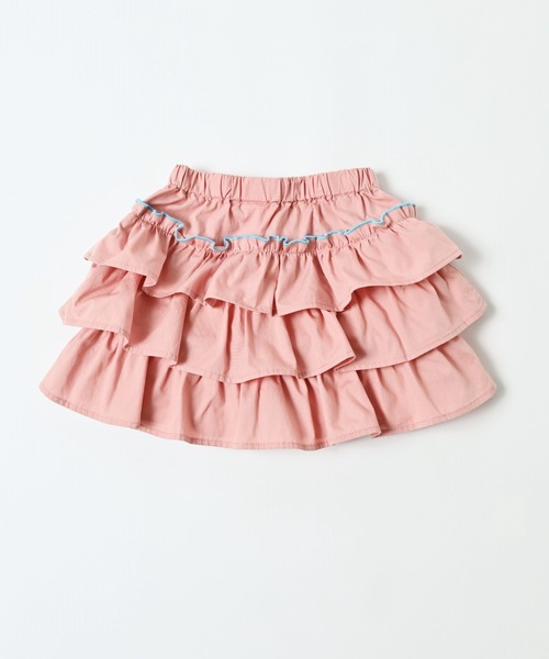 CALMIA（カルミア）の「フリルキュロットパンツ（80～130cm）（その他パンツ・キッズ・ベージュ/ピンク・90/100/110/120/80/130/95）」の3枚目の写真