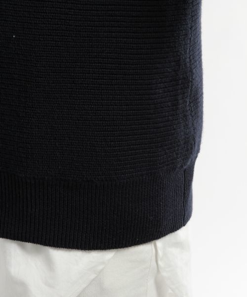 HARE（ハレ）の「シルクコンヨコアゼニットプルオーバー(HARE)（ニット/セーター・メンズ・オフホワイト/グレー/ブルー/ネイビー・SMALL/LARGE/MEDIUM）」の13枚目の写真