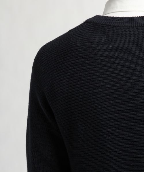 HARE（ハレ）の「シルクコンヨコアゼニットプルオーバー(HARE)（ニット/セーター・メンズ・オフホワイト/グレー/ブルー/ネイビー・SMALL/LARGE/MEDIUM）」の14枚目の写真