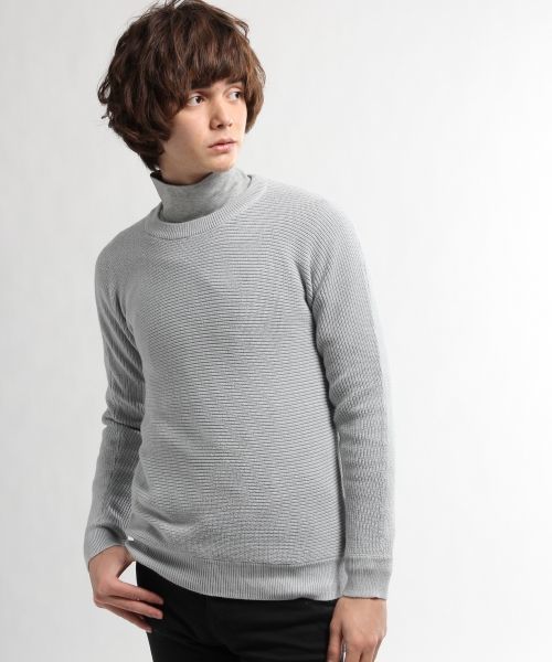 HARE（ハレ）の「シルクコンヨコアゼニットプルオーバー(HARE)（ニット/セーター・メンズ・オフホワイト/グレー/ブルー/ネイビー・SMALL/LARGE/MEDIUM）」の17枚目の写真