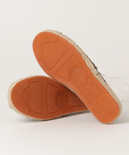 Libra Cue（リブラ キュー）の「“エスパドリーユスリッポン”　　　　　　　　　　　　　　　　　　　　　　　　　　　　　　　　　　　　　　　　かかとを踏んでサンダルとしても使える、夏らしい素材のスリッポン（スリッポン・レディース・ホワイト/ブラック・S/M/L）」の14枚目の写真