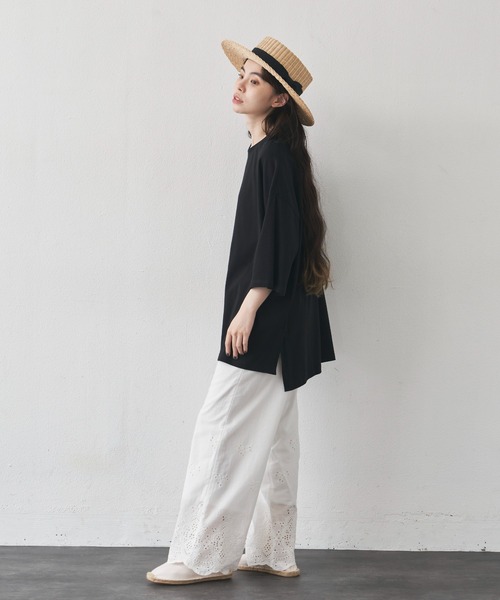 Libra Cue（リブラ キュー）の「“エスパドリーユスリッポン”　　　　　　　　　　　　　　　　　　　　　　　　　　　　　　　　　　　　　　　　かかとを踏んでサンダルとしても使える、夏らしい素材のスリッポン（スリッポン・レディース・ホワイト/ブラック・S/M/L）」の18枚目の写真