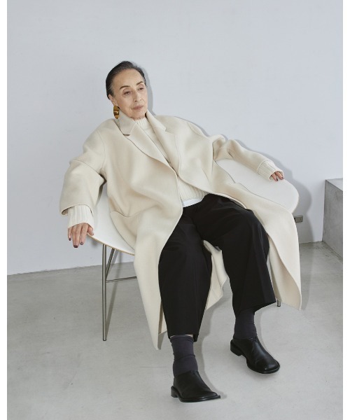 TODAYFUL（トゥデイフル）の「スーパーファインウールニット（ニット/セーター・レディース・ブラック/ブラウン/ブルー系その他/バーガンディー/キナリ・FREE）」の13枚目の写真