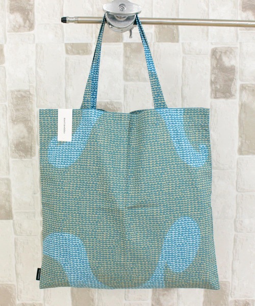 marimekko（マリメッコ）の「Rasymatto/Pieni Siirtolapuutarha/Pieni Unikko/Jokeri Papajo/Keidas/Leikko/Lokki TOTE BAG（トートバッグ・レディース・ピンク系その他/ブラック系その他/グリーン系その他/ブラック系その他2/ブラック系その他3/ベージュ/ブルーグリーン/オレンジ系その他2/オレンジ/オレンジ系その他・FREE）」の7枚目の写真