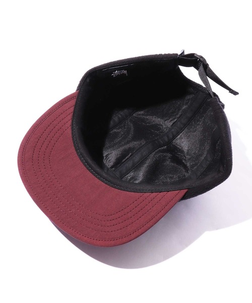 STUSSY（ステューシー）の「STUSSY/ステューシー FLEECE NYLON MIX CAMP CAP キャップ（キャップ・メンズ・ブラック系その他・FREE）」の9枚目の写真
