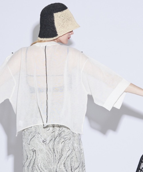 Solace（ソレイス）の「バイカラーハット（ハット・レディース・ブラック/ベージュ/オレンジ/ブルー・FREE）」の11枚目の写真