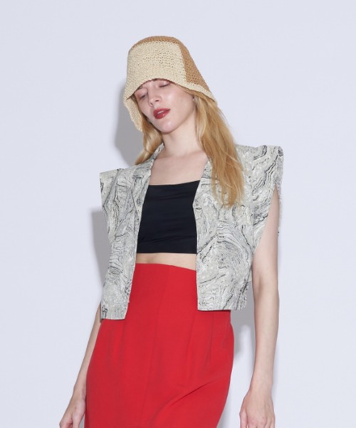 Solace（ソレイス）の「バイカラーハット（ハット・レディース・ブラック/ベージュ/オレンジ/ブルー・FREE）」の14枚目の写真