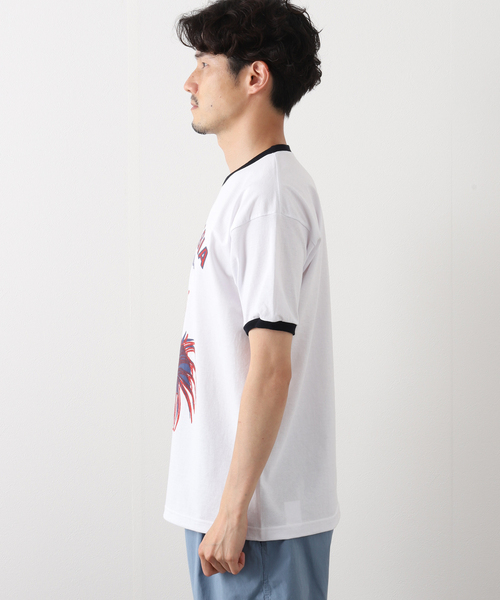 niche.（ニッチ）の「【niche.USA / ニッチ】Potted Ringer-TILL/RED（Tシャツ/カットソー・メンズ・ネイビー・MEDIUM/LARGE）」の13枚目の写真