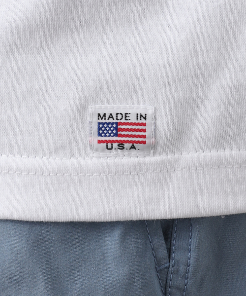 niche.（ニッチ）の「【niche.USA / ニッチ】Potted Ringer-TILL/RED（Tシャツ/カットソー・メンズ・ネイビー・MEDIUM/LARGE）」の5枚目の写真