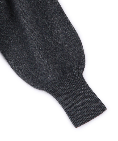 【WEB限定】FOX WOOLミックスジップカーディガン ADAM ET ROPE'（アダムエロペ）の「【WEB限定(一部店舗展開あり)】FOX