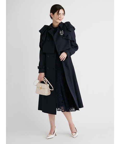 未使用級　セルフォード　CELFORD 3wayフリルトレンチコート　完売品 CELFORD（セルフォード）の「3WAYフリルトレンチコート（その他