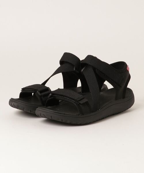 ABC-MART(エービーシーマート)の「ABC SELECT エービーシーセレクト TAPE SANDAL テープサンダル W2013 BLACK(サンダル・レディース・ブラック・X-LARGE/LARGE/MEDIUM/SMALL/X-SMALL)」の1枚目の写真