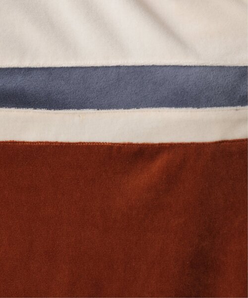 DOUBLE NAME(ダブルネーム)の「ベロアハーフZIP5分袖プルオーバー(Tシャツ/カットソー・レディース・キャメル/ブラック/杢グレー・FREE)」の11枚目の写真