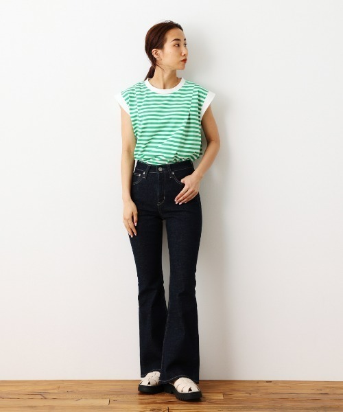 RODEO CROWNS WIDE BOWL（ロデオクラウンズワイドボウル）の「WIDE HEM DENIM（デニムパンツ・レディース・ブルー/ワンウォッシュ・SMALL/MEDIUM/X-SMALL）」の12枚目の写真