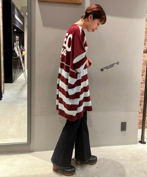 RODEO CROWNS WIDE BOWL（ロデオクラウンズワイドボウル）の「WIDE HEM DENIM（デニムパンツ・レディース・ブルー/ワンウォッシュ・SMALL/MEDIUM/X-SMALL）」の22枚目の写真