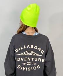 BILLABONG/ビラボン  ビッグシルエット/オーバーサイズ/バックプリントロゴロンT/無地ロングスリーブTEE  BC014-056