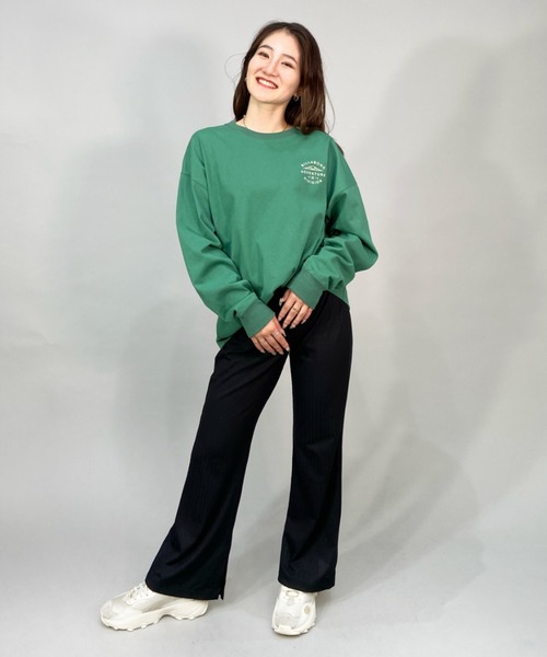 BILLABONG(ビラボン)の「BILLABONG/ビラボン ビッグシルエット/オーバーサイズ/バックプリントロゴロンT/無地ロングスリーブTEE BC014-056(Tシャツ/カットソー・レディース・グリーン/ブラック/ホワイト・M/L)」の14枚目の写真