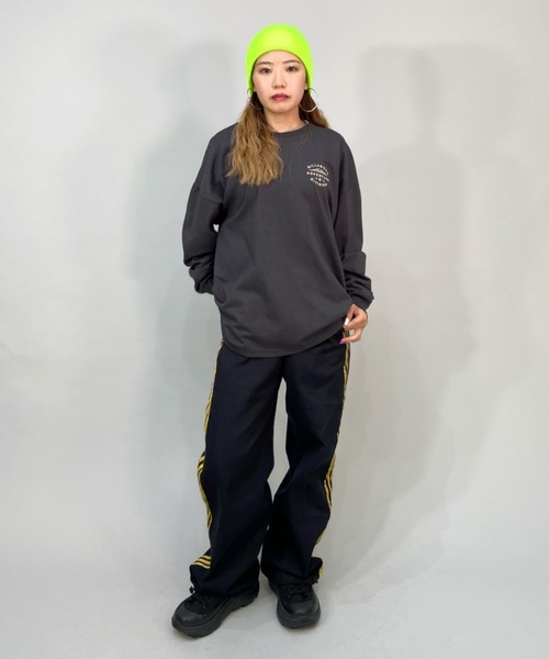 BILLABONG(ビラボン)の「BILLABONG/ビラボン ビッグシルエット/オーバーサイズ/バックプリントロゴロンT/無地ロングスリーブTEE BC014-056(Tシャツ/カットソー・レディース・グリーン/ブラック/ホワイト・M/L)」の10枚目の写真