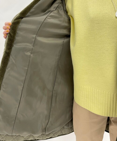 SHOO・LA・RUE（シューラルー）の「◆【撥水】中綿キルティングコート（その他アウター・レディース・ブラック/オリーブ/ナチュラル・02/03/04/05）」の14枚目の写真