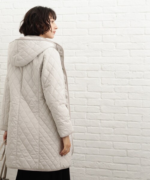 SHOO・LA・RUE（シューラルー）の「◆【撥水】中綿キルティングコート（その他アウター・レディース・ブラック/オリーブ/ナチュラル・02/03/04/05）」の19枚目の写真