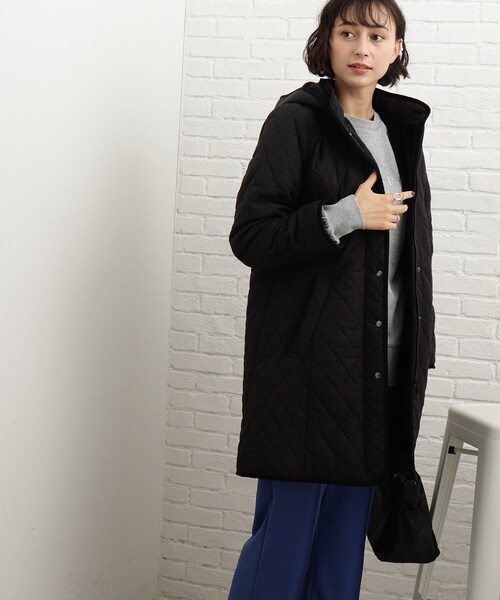 SHOO・LA・RUE（シューラルー）の「◆【撥水】中綿キルティングコート（その他アウター・レディース・ブラック/オリーブ/ナチュラル・02/03/04/05）」の16枚目の写真