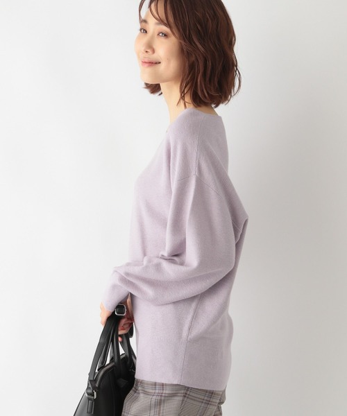 GLOBAL WORK（グローバルワーク）の「トリプルイージーニットプルオーバー/279648（ニット/セーター・レディース・ライトグレー/ブラック/ブラウン/イエロー/オレンジ/グリーン/アイボリー/その他/モカ/ラベンダー/ホワイト系その他/イエロー系その他/ブルーグリーン/ライトベージュ/グリーン系その他・SMALL/MEDIUM/LARGE）」の11枚目の写真