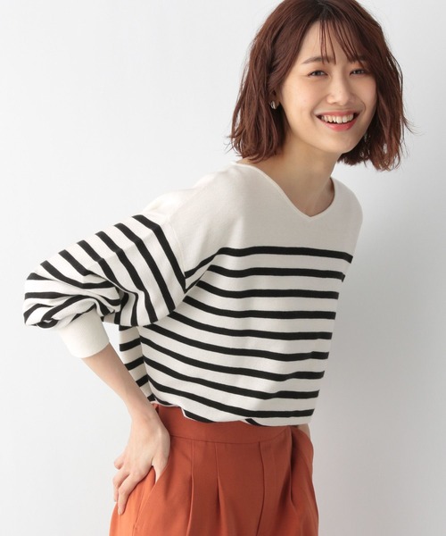 GLOBAL WORK（グローバルワーク）の「トリプルイージーニットプルオーバー/279648（ニット/セーター・レディース・ライトグレー/ブラック/ブラウン/イエロー/オレンジ/グリーン/アイボリー/その他/モカ/ラベンダー/ホワイト系その他/イエロー系その他/ブルーグリーン/ライトベージュ/グリーン系その他・SMALL/MEDIUM/LARGE）」の15枚目の写真