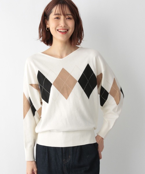 GLOBAL WORK（グローバルワーク）の「トリプルイージーニットプルオーバー/279648（ニット/セーター・レディース・ライトグレー/ブラック/ブラウン/イエロー/オレンジ/グリーン/アイボリー/その他/モカ/ラベンダー/ホワイト系その他/イエロー系その他/ブルーグリーン/ライトベージュ/グリーン系その他・SMALL/MEDIUM/LARGE）」の19枚目の写真