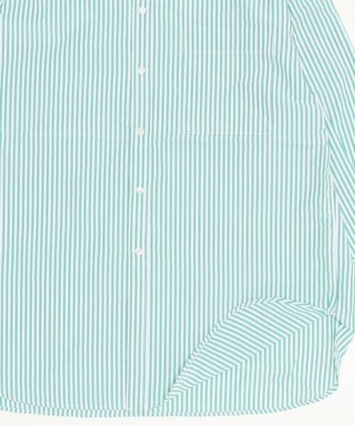 NAVY(ネイビー)の「ビッグシルエット長袖ストライプシャツ(シャツ/ブラウス・レディース・ブラック/レッド/グリーン/ブルー・フリー)」の17枚目の写真