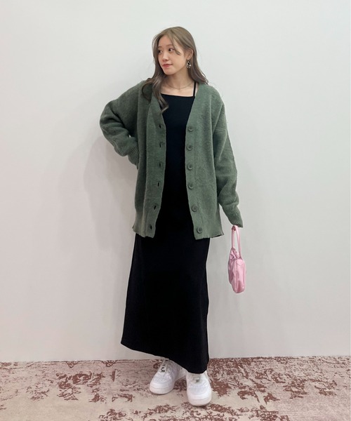 EPIMI E'PIMMY（エピミエピミー）の「レイヤードライクリブカットワンピ―ス（ワンピース・レディース・ブラック/ピンク/アイボリー/オートミール・MEDIUM）」の18枚目の写真