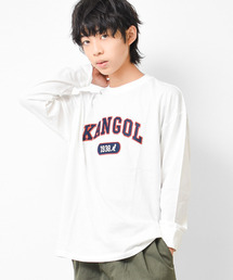 KANGOL KIDS | KANGOL 別注フェルト刺繍ロングTシャツ(Tシャツ/カットソー)