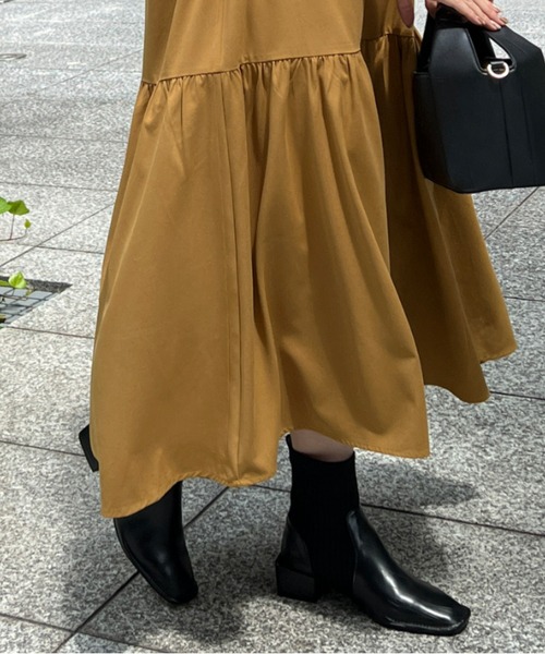 Chez toi（シェトワ）の「サイドニットショートブーツ（ブーツ・レディース・ブラック/モカ/ベージュ・S/M/L）」の8枚目の写真