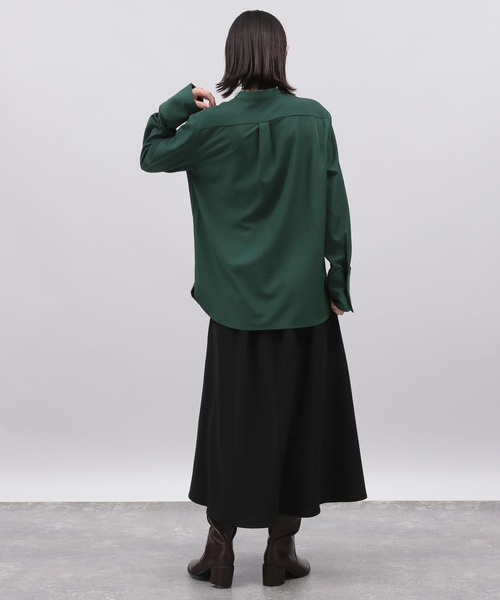 LAKOLE(ラコレ)の「ソフトフレアロングスカート / 164182(スカート・レディース・ブラック/ブラウン/サンドグレー・MEDIUM/SMALL)」の9枚目の写真