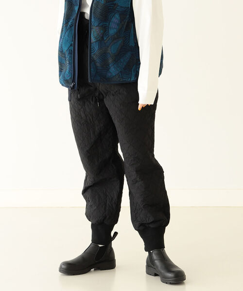 BEAMS BOY（ビームスボーイ）の「BEAMS BOY / キルティング ミリタリー パンツ（その他パンツ・レディース・ブラック/オリーブ・ONE SIZE）」の7枚目の写真