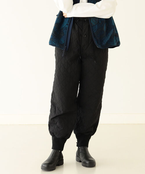 BEAMS BOY（ビームスボーイ）の「BEAMS BOY / キルティング ミリタリー パンツ（その他パンツ・レディース・ブラック/オリーブ・ONE SIZE）」の11枚目の写真